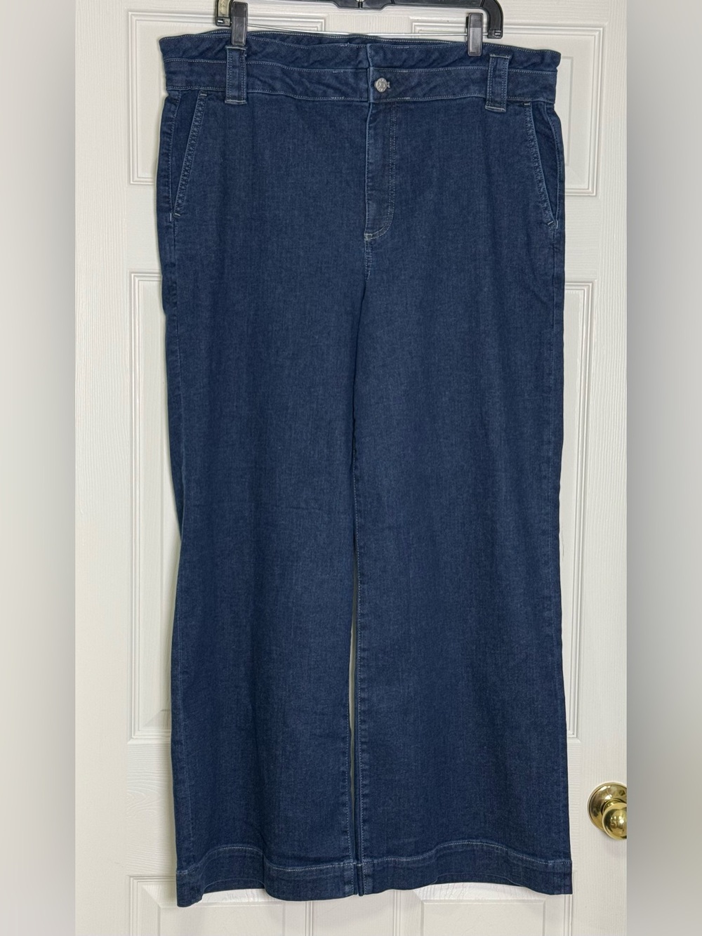 J.Crew High-Rise Wide-Leg Paper-Bag Denim Trouser Jeans 32 NWT